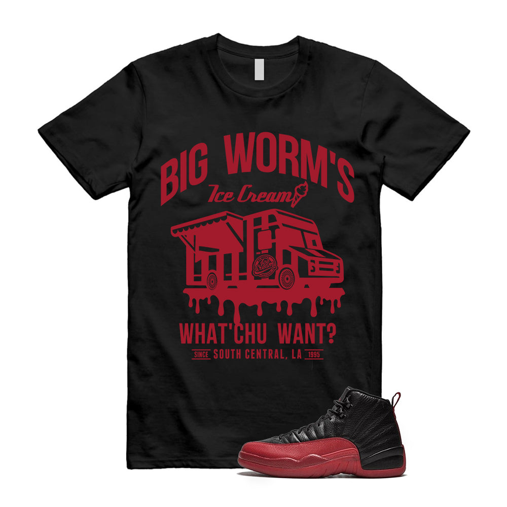 Air Jordan 12 Retro Flu Game Shirt To Match BW's Ice Cream Shop T-Shirt, CT8013-002 Match Sneaker Tee
