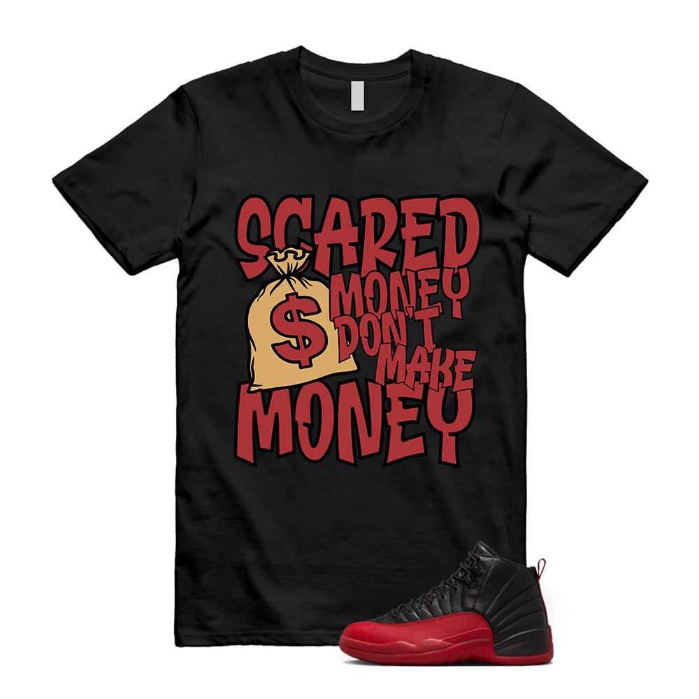 Air Jordan 12 Retro Flu Game Shirt To Match Scared Money T-Shirt, CT8013-002 Match Sneaker Tee