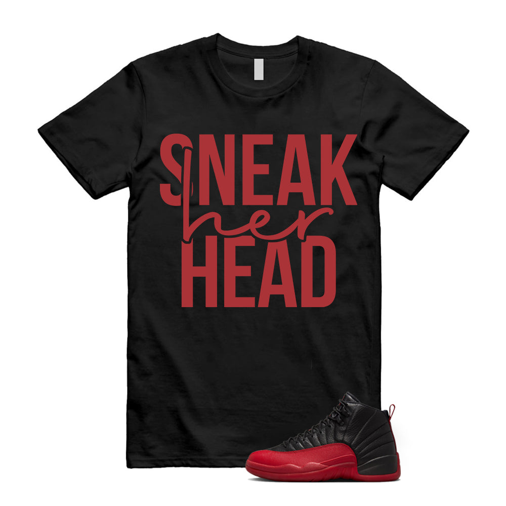 Air Jordan 12 Retro Flu Game Shirt To Match Sneakher Head T-Shirt, CT8013-002 Match Sneaker Tee