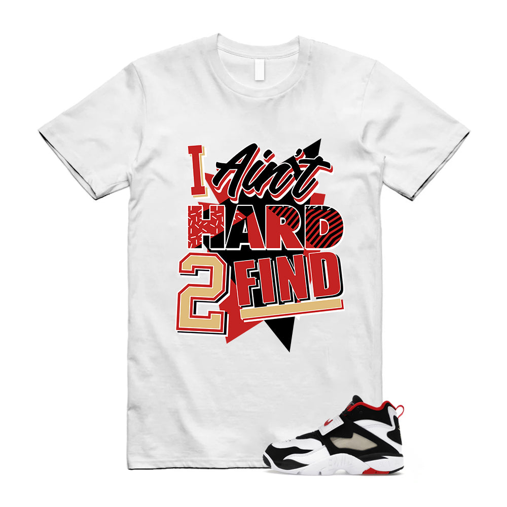 Air Diamond Turf OG Shirt To Match Rare Find Sneaker White T-Shirt, FZ8224-100 Match Sneaker Tee