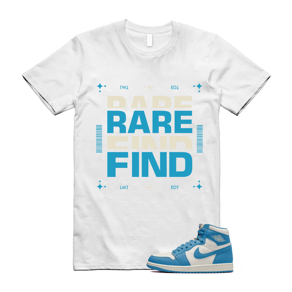 Air Jordan 1 Retro UNC Reimagined Shirt To Match Rare Find Sneaker White T-Shirt, DZ5485-402 Match Sneaker Tee