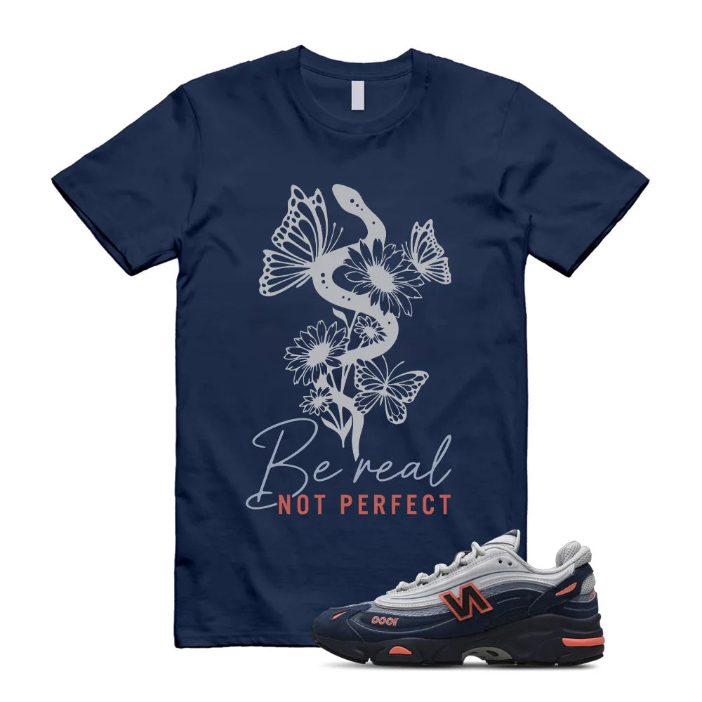 Be Real Tee to Match New Balance 1000 Navy Coral Grey Shirt T-Shirt, Match Sneaker Tee