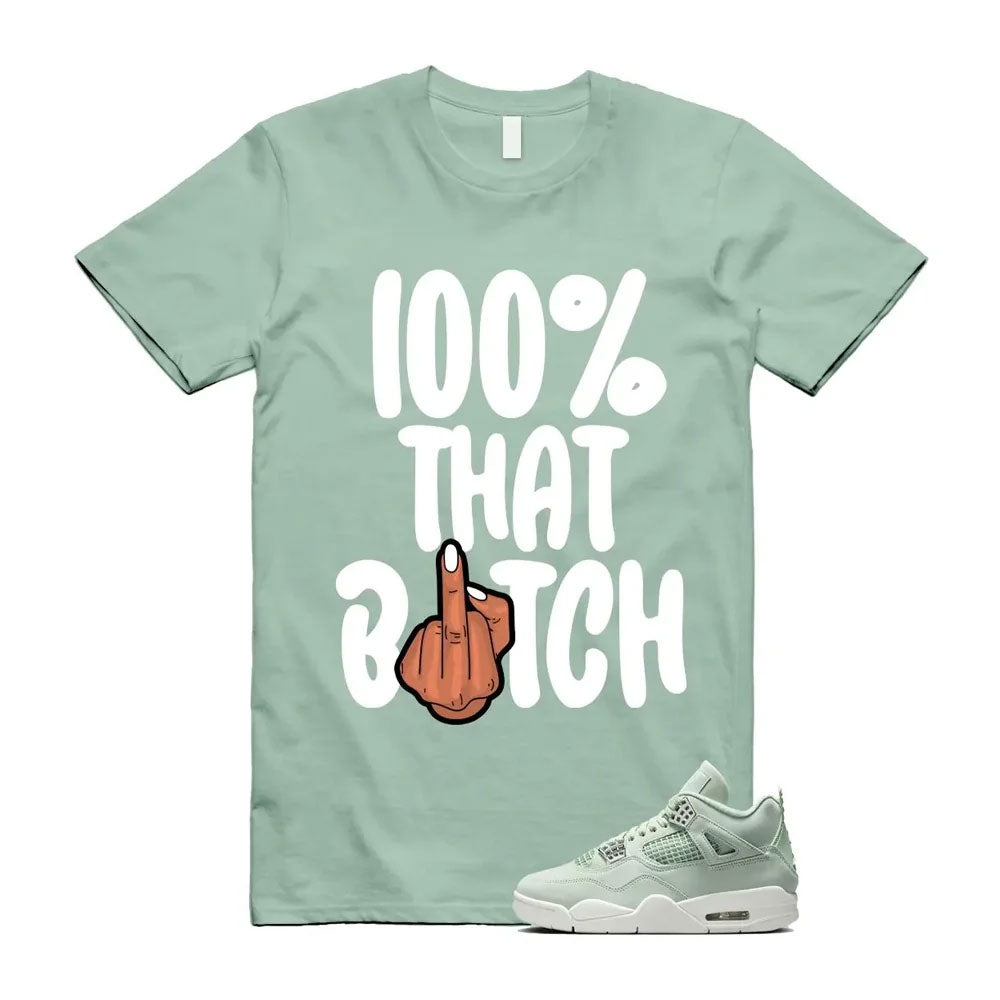 Air Jordan 4 Seafoam 100% That Energy Shirt to Match HV0823-003 Match Sneaker Tee