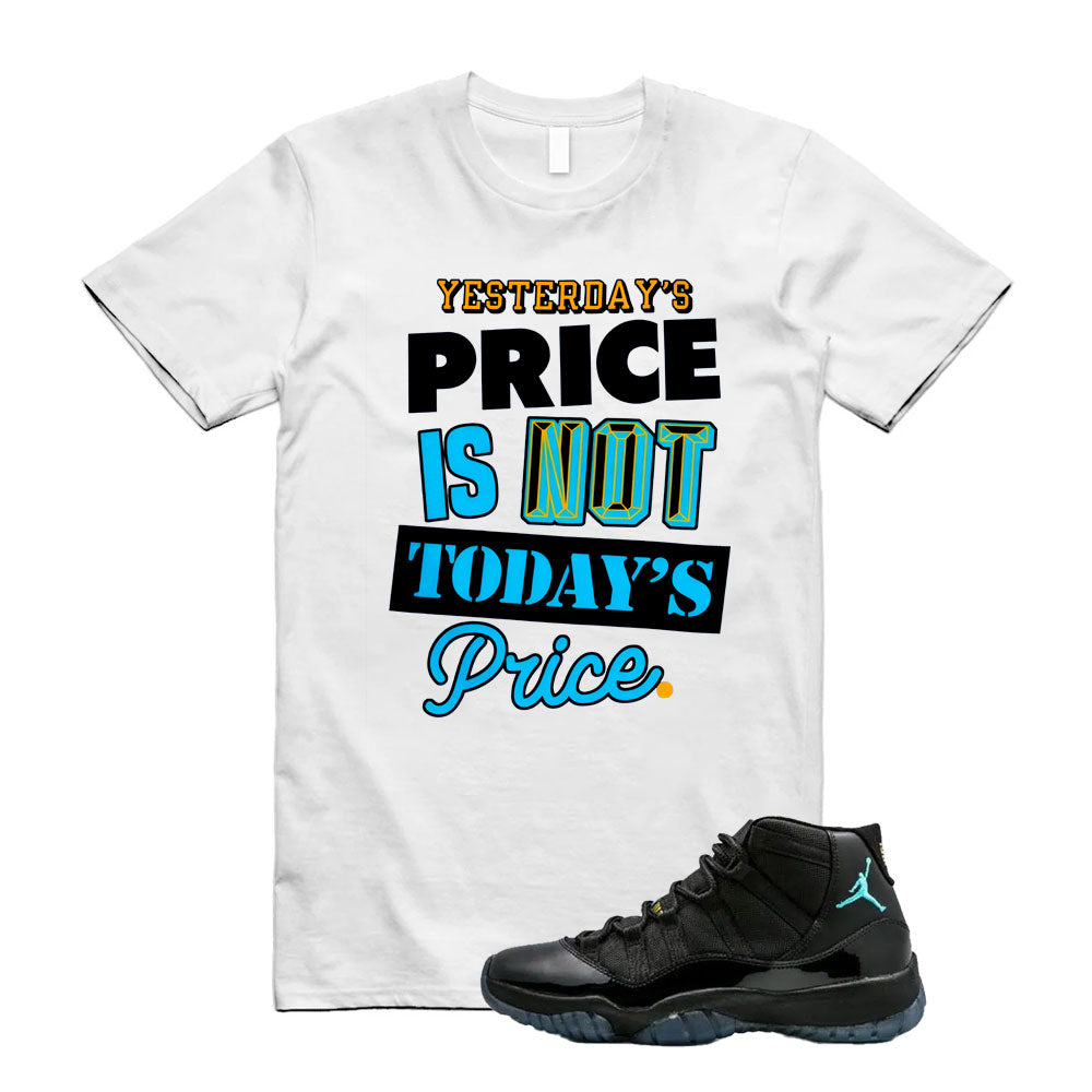 Jordan 11 Gamma Blue Shirt to Match Yesterday’s Price Is Not Today’s Price 378037-006 Match Sneaker Tee