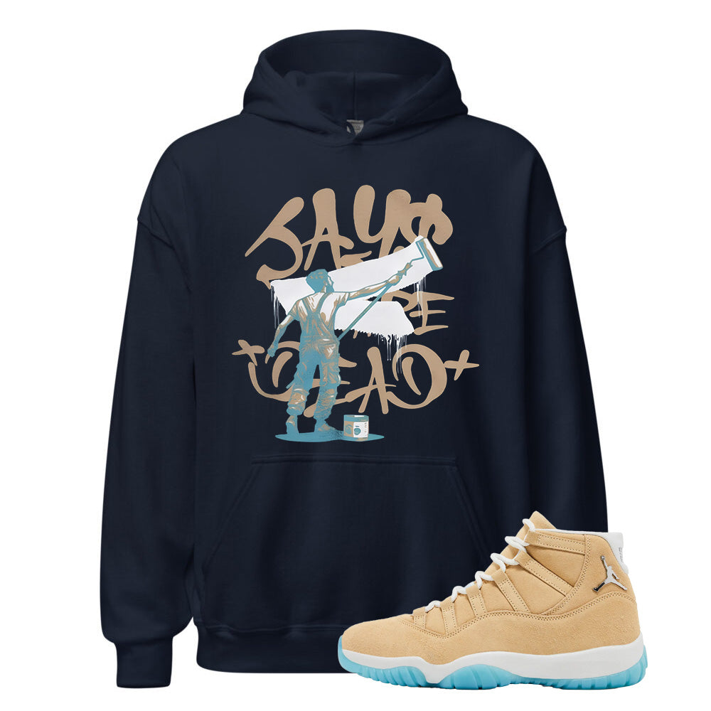 Air Jordan 11 H-Town Shirt to Match Jays Are Dead Hoodie Painter Street Art Design IO8960-707 Match Sneaker Tee