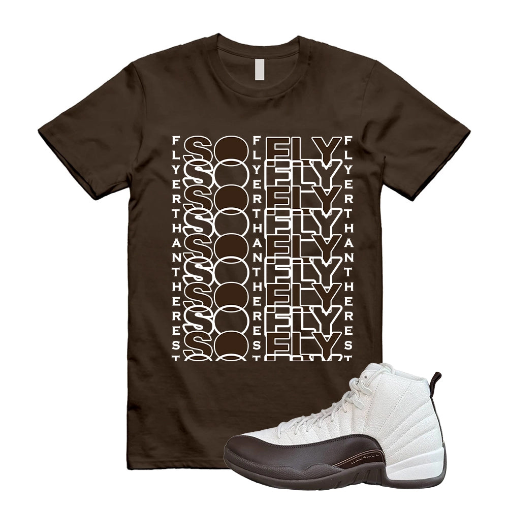 SoleFly x Air Jordan 12 Retro SP Cafecito Shirt To Match SoleFly Tee T-Shirt, FZ5026-100 Match Sneaker Tee