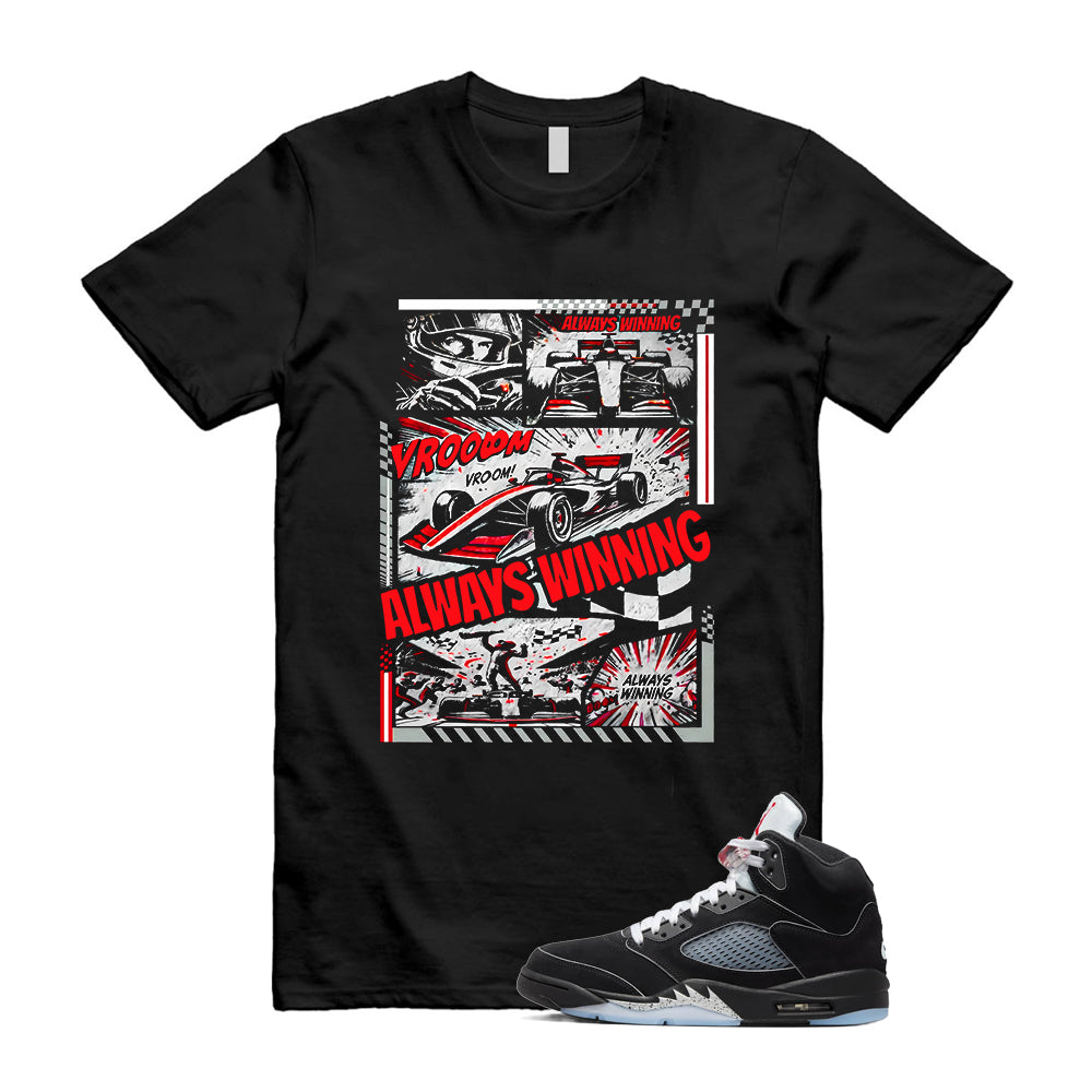 Always Winning Shirt To match Air Jordan 5 Black Metallic Reimagined Shirt, HF3975-001 Sneaker Match Tees T-Shirt, Sneaker Match Tee