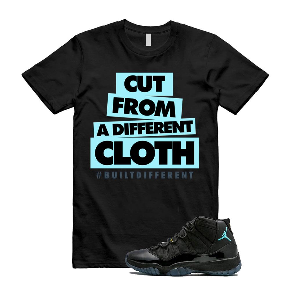 Air Jordan 11 Retro Gamma Blue Shirt to Match Cut From a Different Cloth 378037-006 Match Sneaker Tee