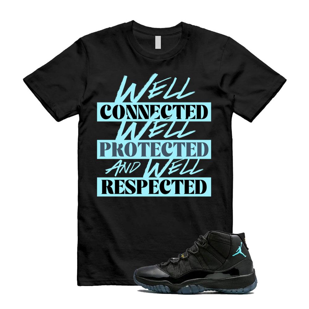 Air Jordan 11 Retro Gamma Blue Shirt to Match Well Connected 378037-006 Match Sneaker Tee