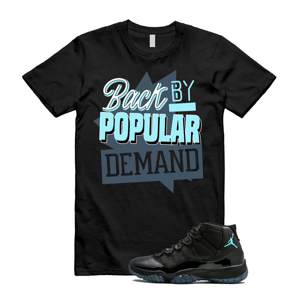 Air Jordan 11 Retro Gamma Blue Shirt to Match Back By Popular Demand 378037-006 Match Sneaker Tee