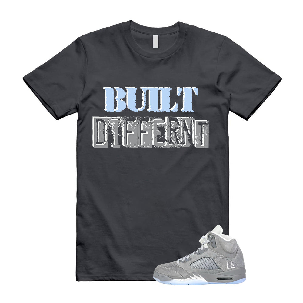 Air Jordan 5 Wolf Grey 2026 Shirt To Match Built Different T-Shirt, Match Sneaker Tee