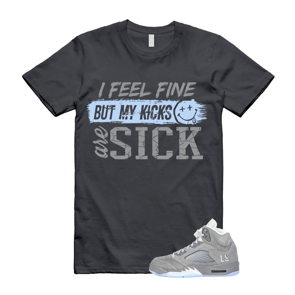 Air Jordan 5 Wolf Grey 2026 Shirt To Match Sick Kicks T-Shirt, Match Sneaker Tee
