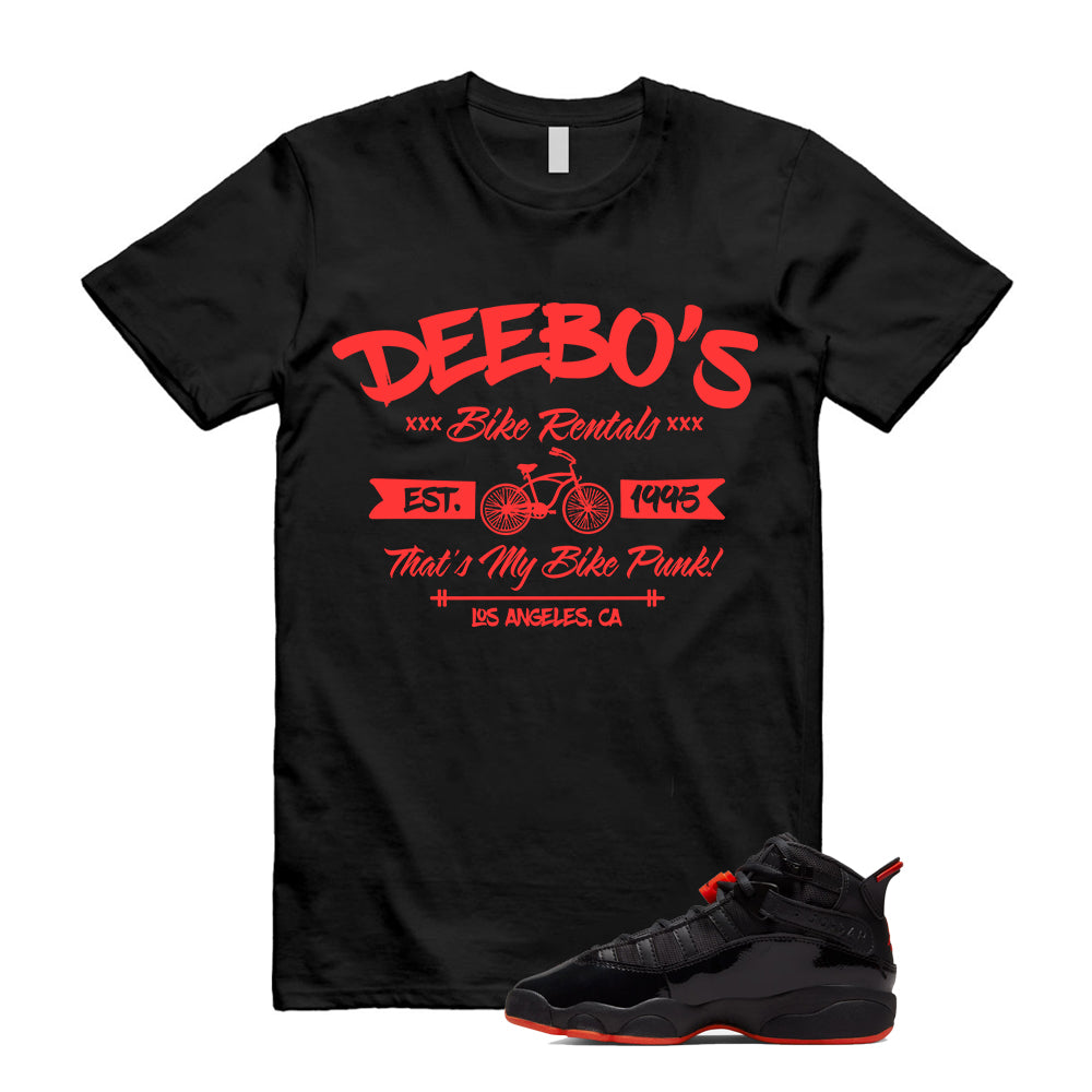 Jordan 6 Rings Black Infrared Shirt To Match Deebo's Bike T-Shirt, Match Sneaker Tee