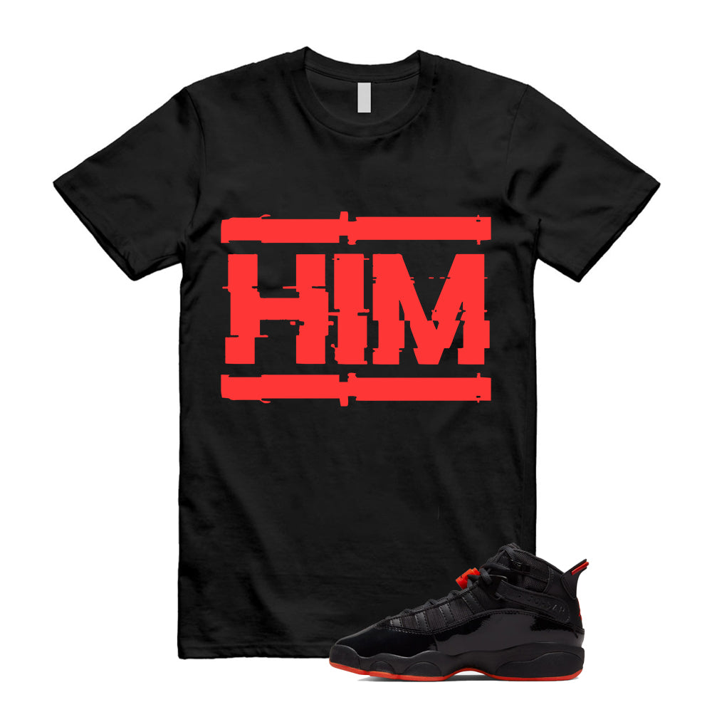 Jordan 6 Rings Black Infrared Shirt To Match Him T-Shirt, Match Sneaker Tee