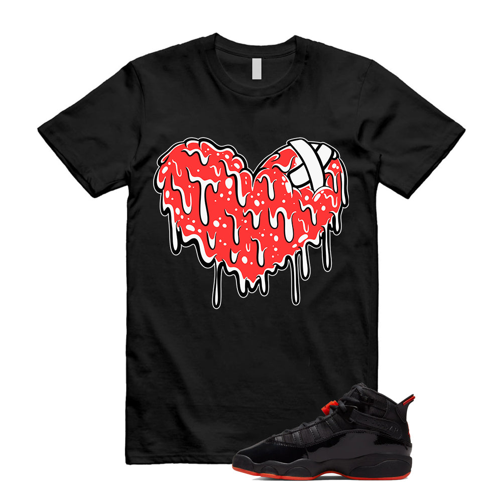 Jordan 6 Rings Black Infrared Shirt To Match Broken Heart T-Shirt, Match Sneaker Tee