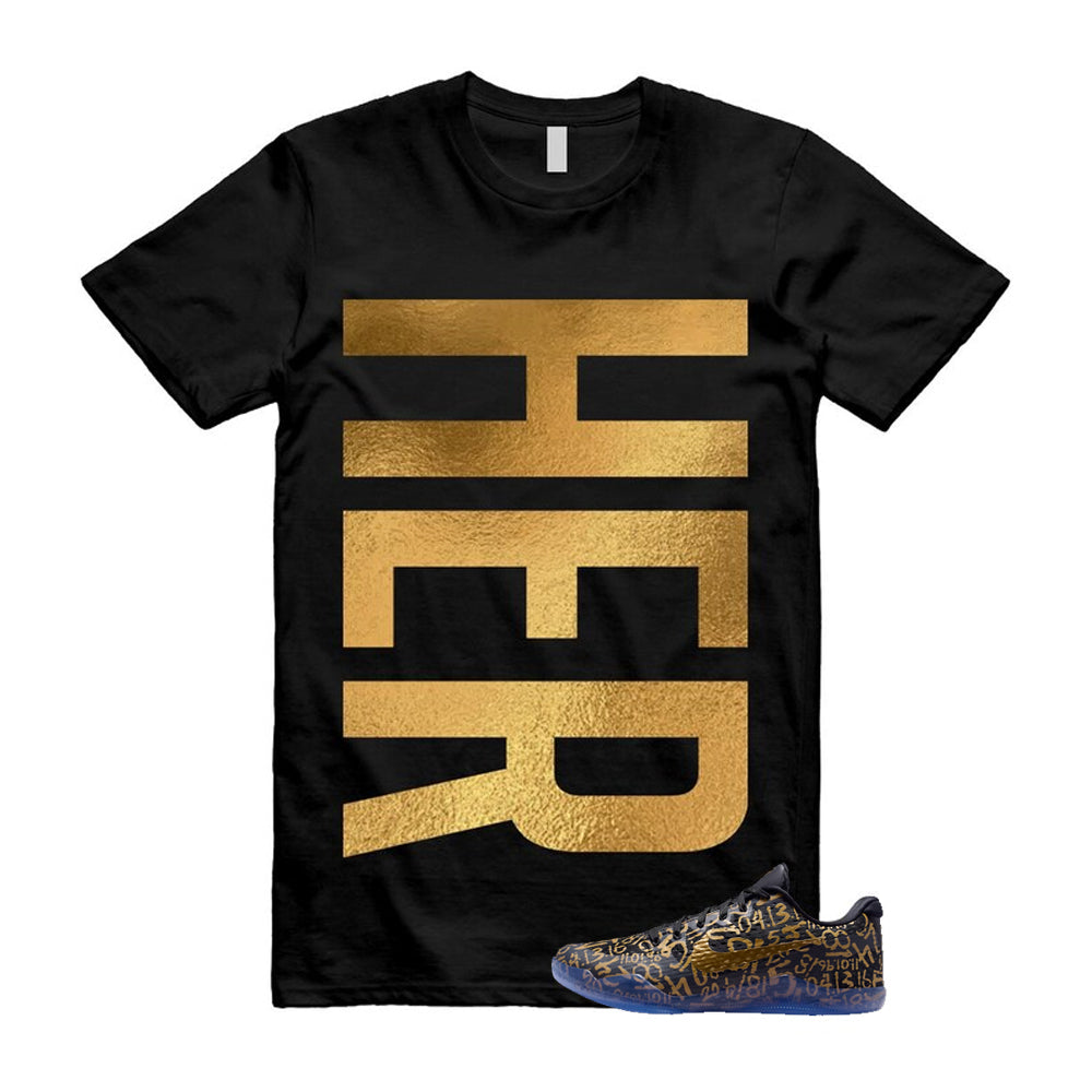 11 Protro Black And Metallic Gold 2026 Shirt To Match Her T-Shirt, Match Sneaker Tee