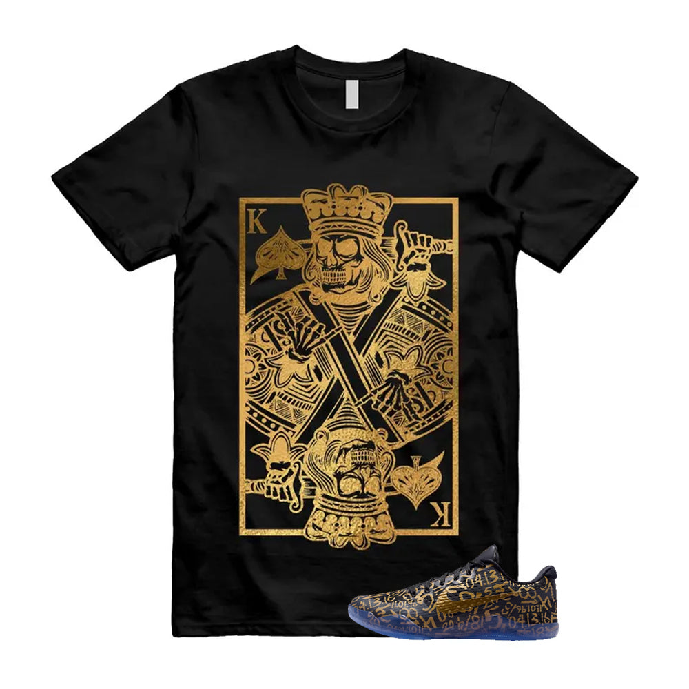 11 Protro Black And Metallic Gold 2026 Shirt To Match King Card T-Shirt, Match Sneaker Tee