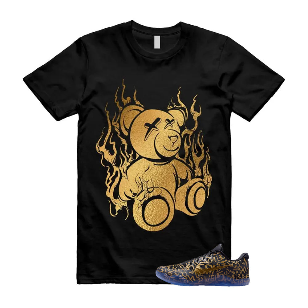 11 Protro Black And Metallic Gold 2026 Shirt To Match Lit T-Shirt, Match Sneaker Tee