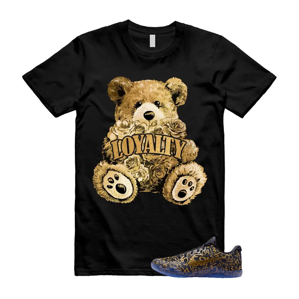 11 Protro Black And Metallic Gold 2026 Shirt To Match Loyalty T-Shirt, Match Sneaker Tee