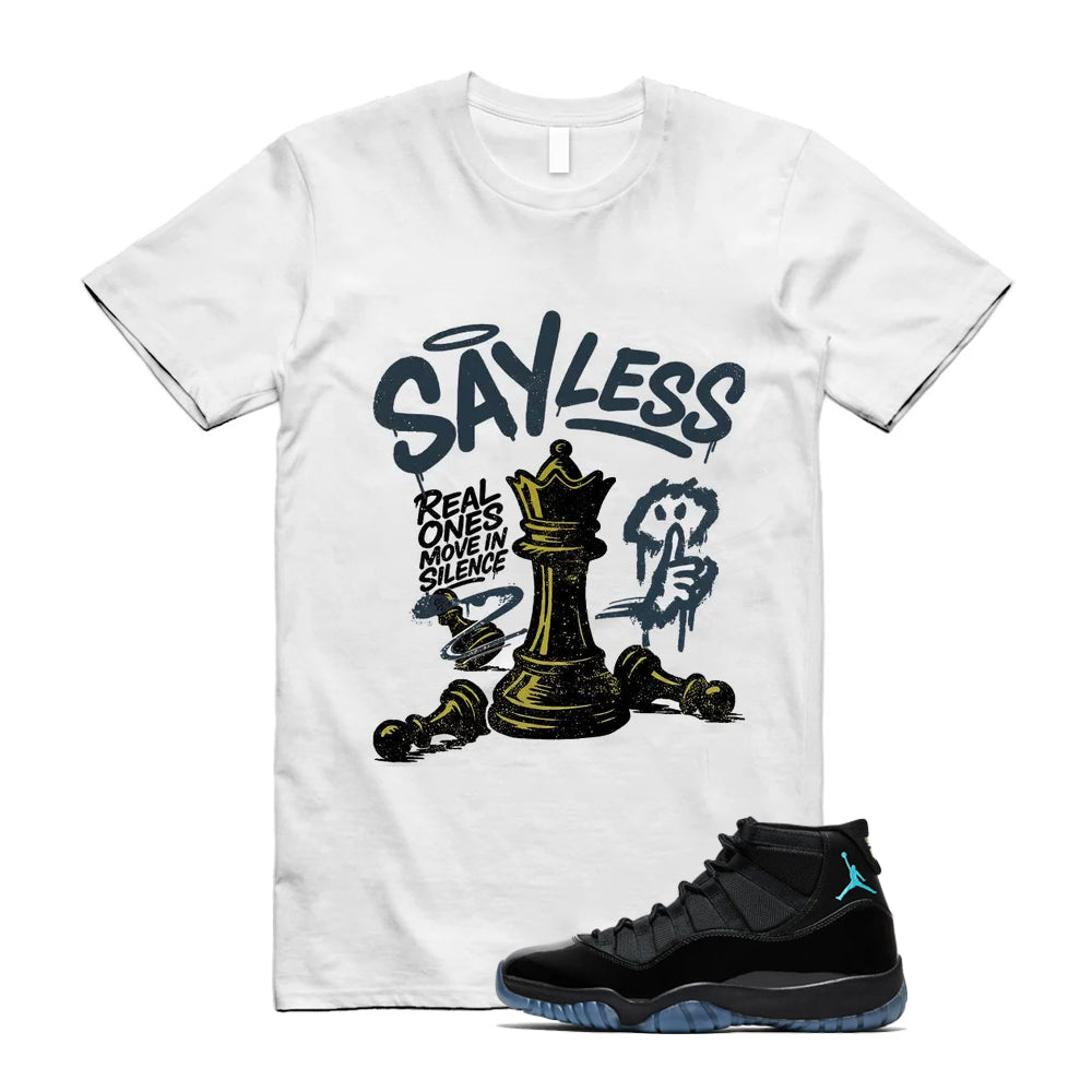 Air Jordan 11 Retro Gamma Blue Shirt to Match Sayless, 378037-006 Match Sneaker Tee