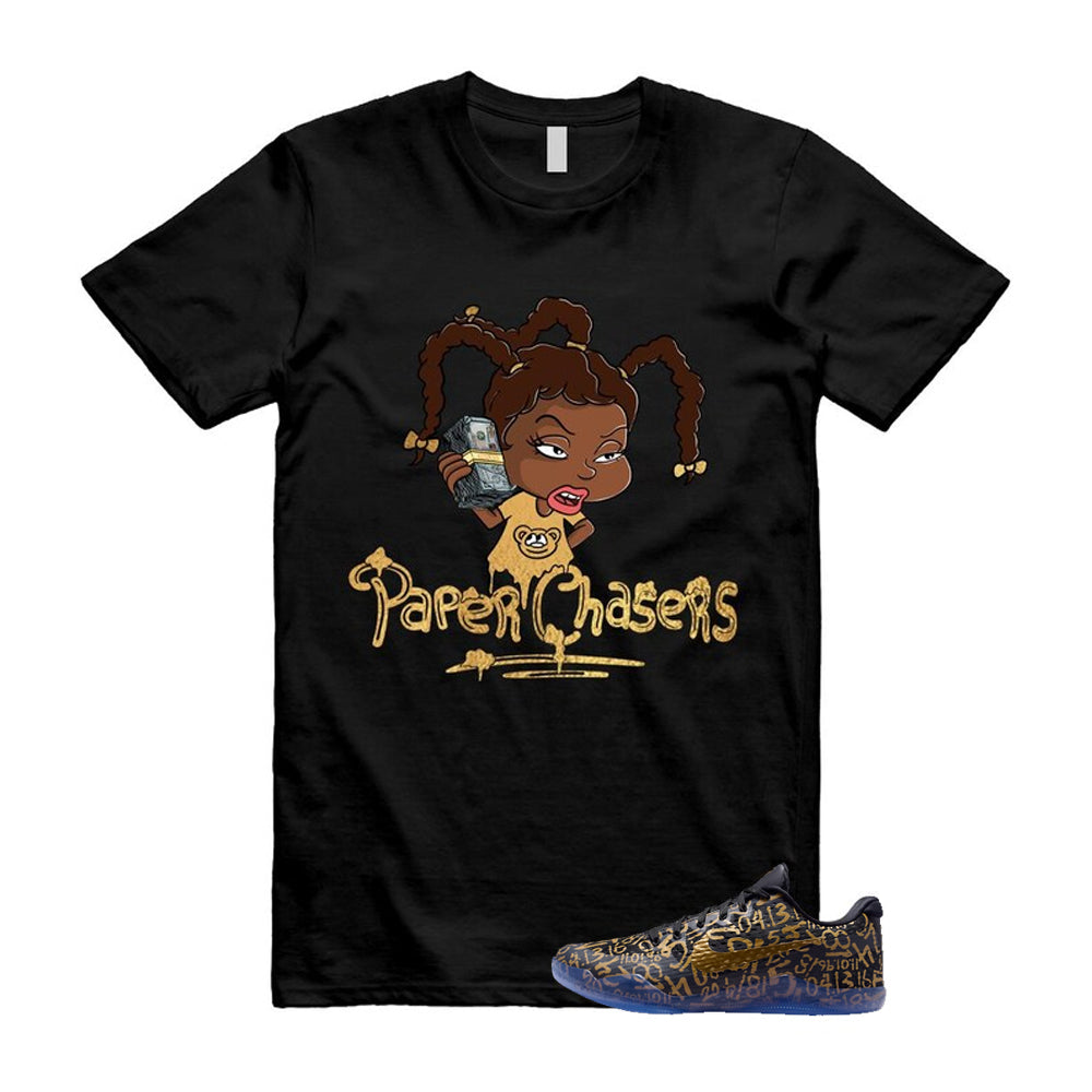 11 Protro Black And Metallic Gold 2026 Shirt To Match Paper Chasers T-Shirt, Match Sneaker Tee