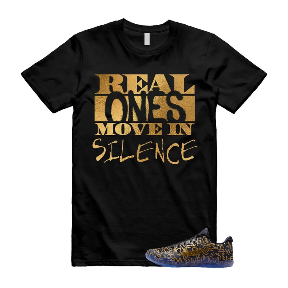 11 Protro Black And Metallic Gold 2026 Shirt To Match Real T-Shirt, Match Sneaker Tee