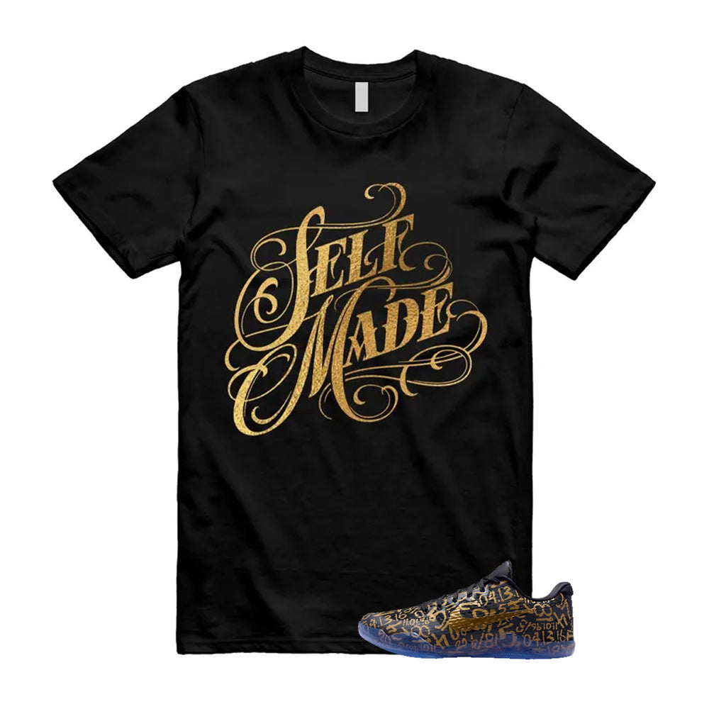 11 Protro Black And Metallic Gold 2026 Shirt To Match Self Made T-Shirt, Match Sneaker Tee