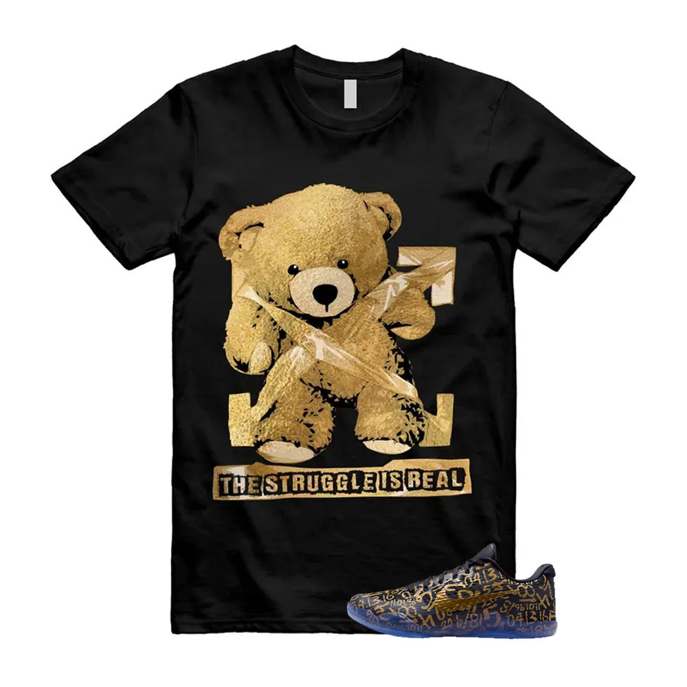 11 Protro Black And Metallic Gold 2026 Shirt To Match Struggle T-Shirt, Match Sneaker Tee