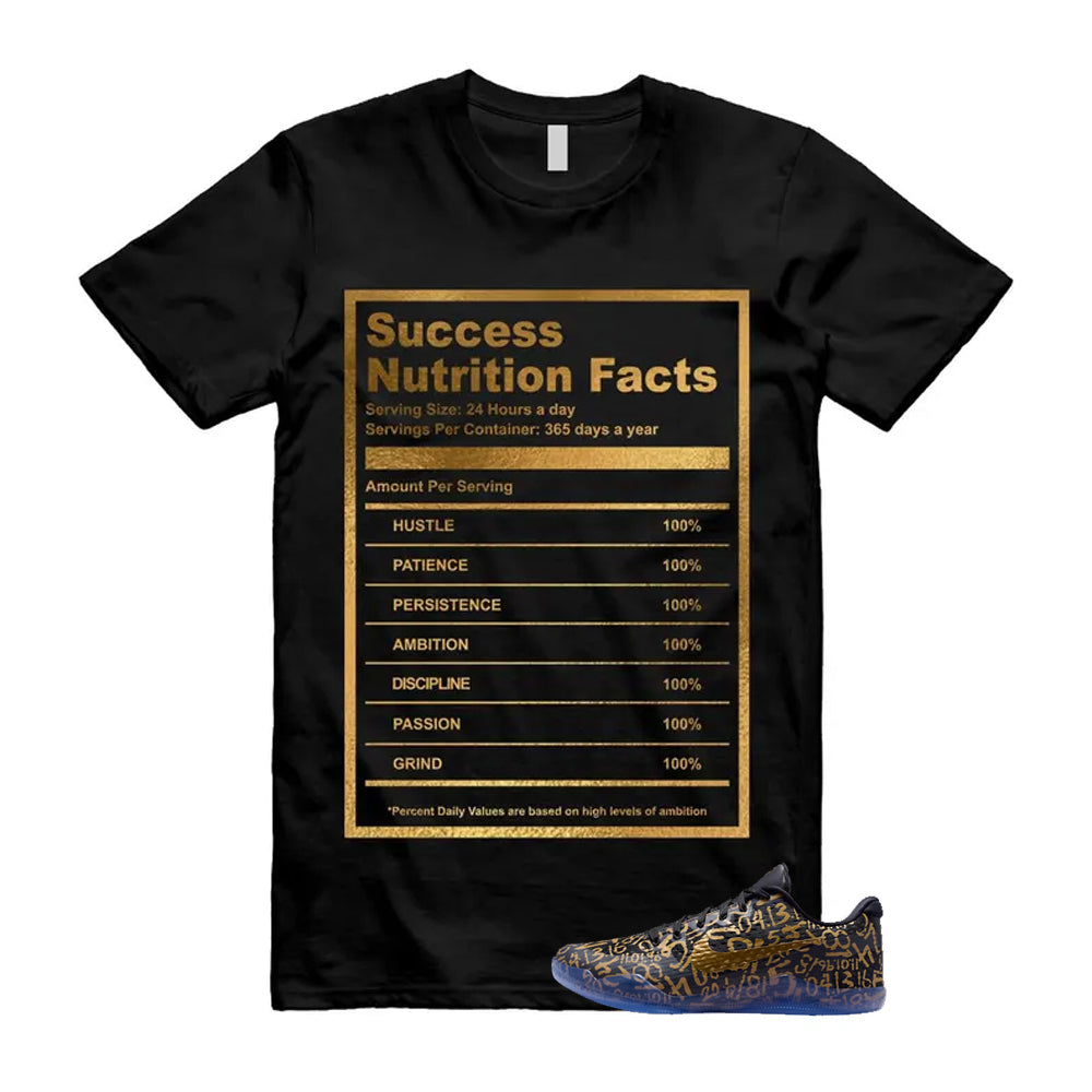 11 Protro Black And Metallic Gold 2026 Shirt To Match Success T-Shirt, Match Sneaker Tee