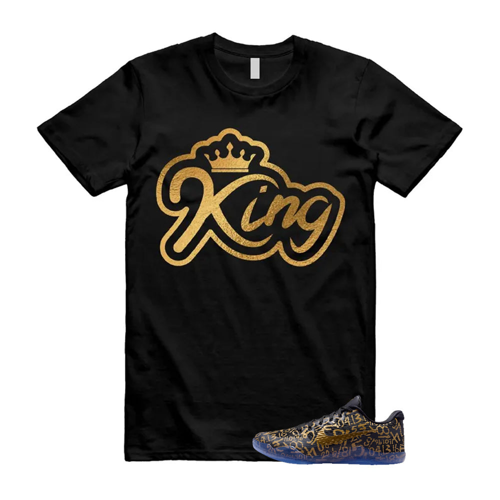 11 Protro Black And Metallic Gold 2026 Shirt To Match King T-Shirt, Match Sneaker Tee