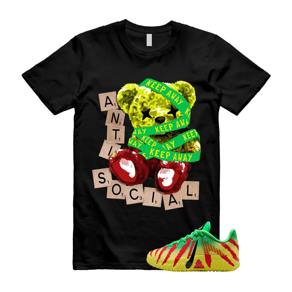 Ja 3 Explorer Green Spark Black University Red Dynamic Yellow 2026 Shirt To Match Anti Social T-Shirt, Match Sneaker Tee