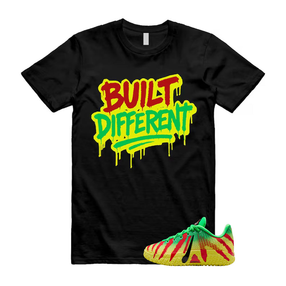 Ja 3 Explorer Green Spark Black University Red Dynamic Yellow 2026 Shirt To Match Built Different T-Shirt, Match Sneaker Tee