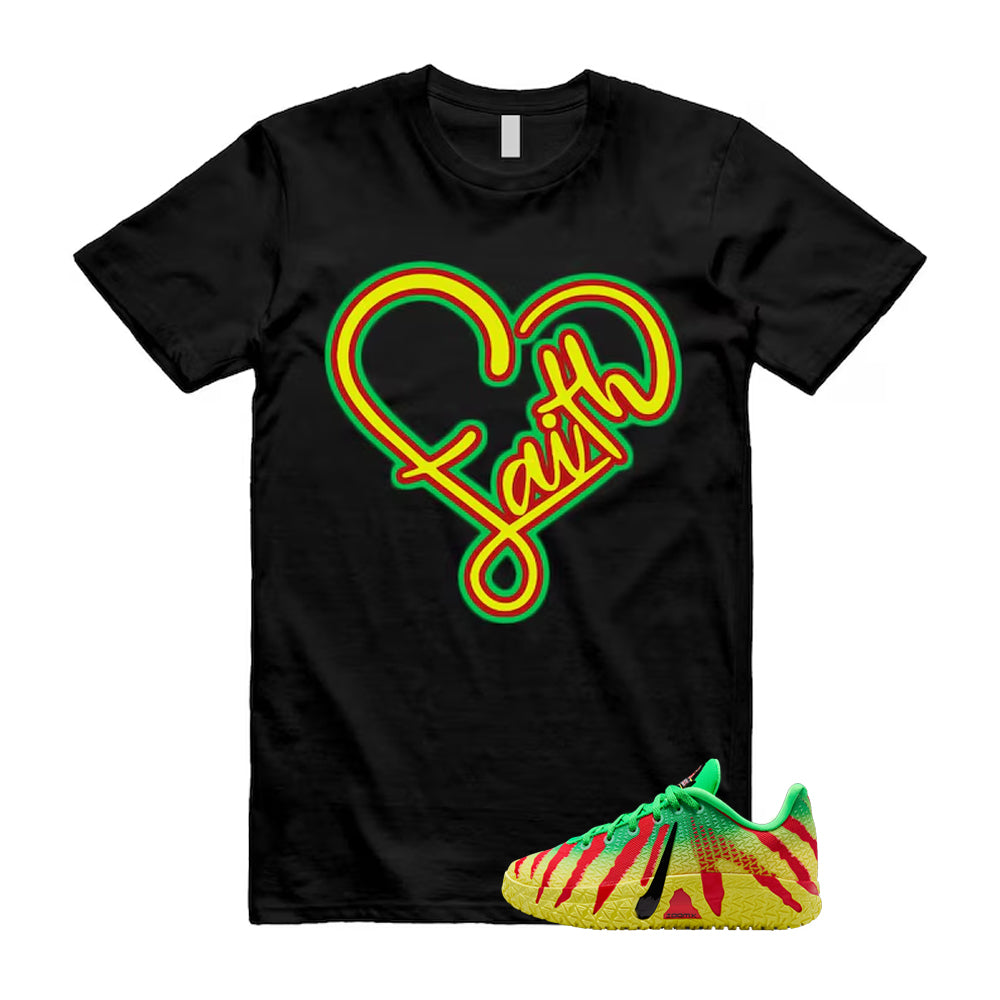 Ja 3 Explorer Green Spark Black University Red Dynamic Yellow 2026 Shirt To Match Faith T-Shirt, Match Sneaker Tee