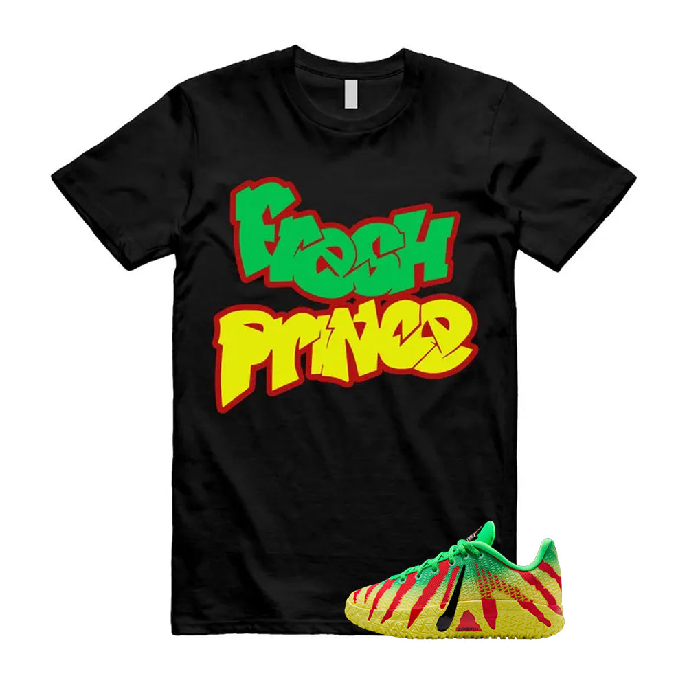 Ja 3 Explorer Green Spark Black University Red Dynamic Yellow 2026 Shirt To Match Fresh Prince T-Shirt, Match Sneaker Tee