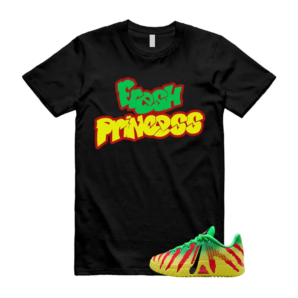 Ja 3 Explorer Green Spark Black University Red Dynamic Yellow 2026 Shirt To Match Fresh Princess T-Shirt, Match Sneaker Tee