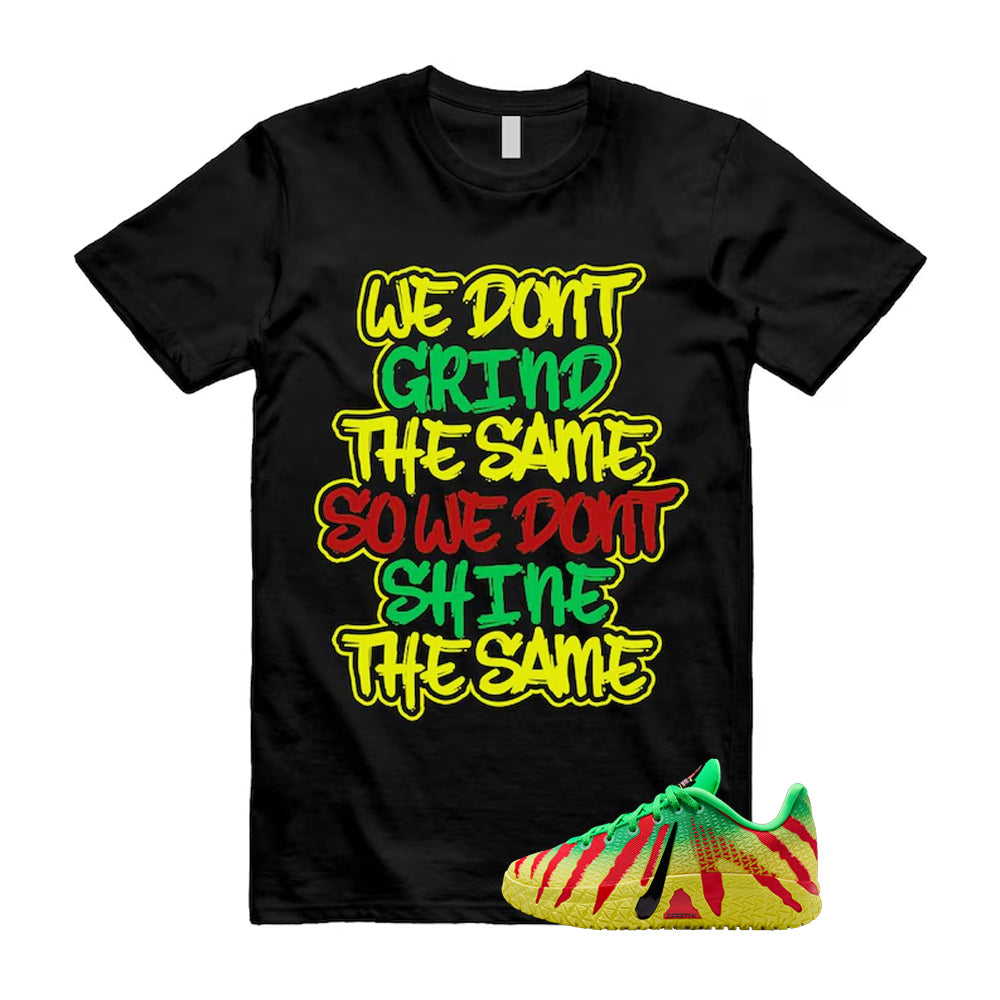 Ja 3 Explorer Green Spark Black University Red Dynamic Yellow 2026 Shirt To Match Grind T-Shirt, Match Sneaker Tee