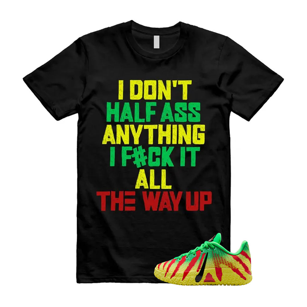 Ja 3 Explorer Green Spark Black University Red Dynamic Yellow 2026 Shirt To Match Half T-Shirt, Match Sneaker Tee