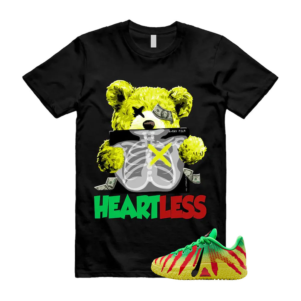 Ja 3 Explorer Green Spark Black University Red Dynamic Yellow 2026 Shirt To Match Heartless T-Shirt, Match Sneaker Tee