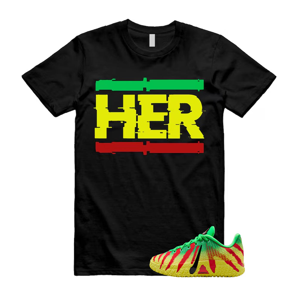 Ja 3 Explorer Green Spark Black University Red Dynamic Yellow 2026 Shirt To Match Her T-Shirt, Match Sneaker Tee