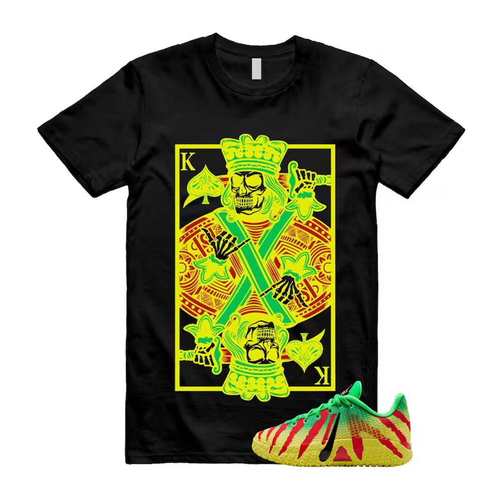 Ja 3 Explorer Green Spark Black University Red Dynamic Yellow 2026 Shirt To Match King Card T-Shirt, Match Sneaker Tee