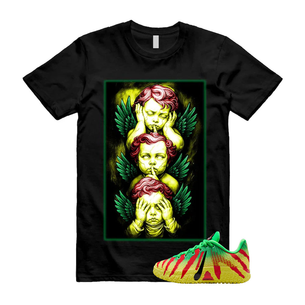 Ja 3 Explorer Green Spark Black University Red Dynamic Yellow 2026 Shirt To Match No Evil T-Shirt, Match Sneaker Tee