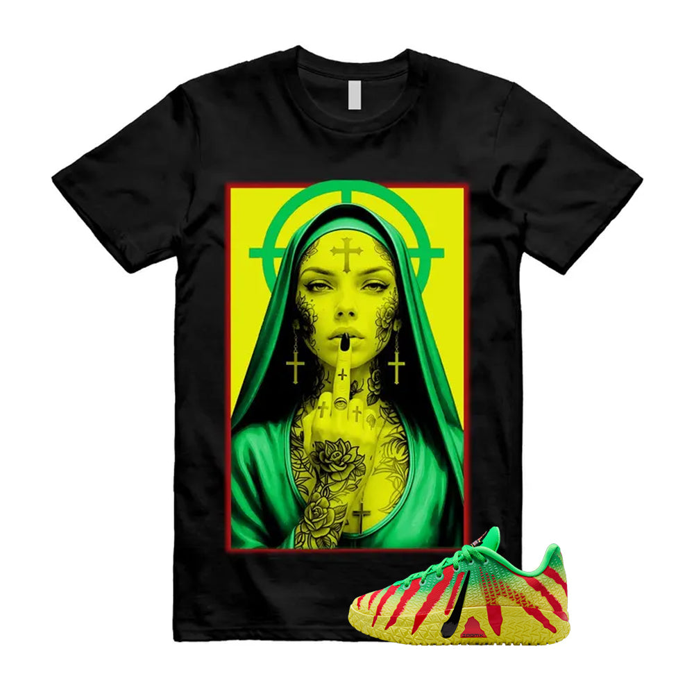 Ja 3 Explorer Green Spark Black University Red Dynamic Yellow 2026 Shirt To Match Nun T-Shirt, Match Sneaker Tee