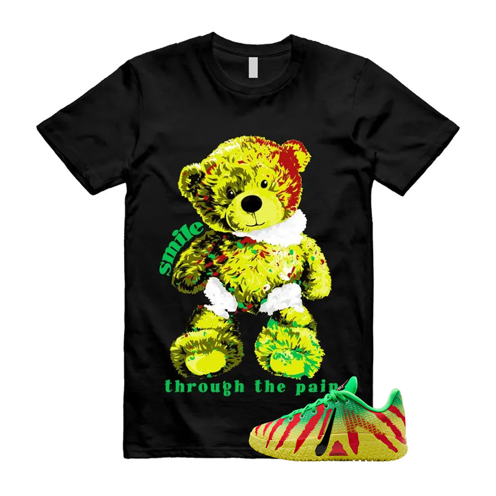 Ja 3 Explorer Green Spark Black University Red Dynamic Yellow 2026 Shirt To Match Smile Through The Pain T-Shirt, Match Sneaker Tee