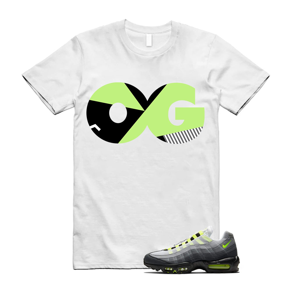 Air Max 95 OG Big Bubble Neon Shirt To Match OG T-Shirt, Match Sneaker Tee