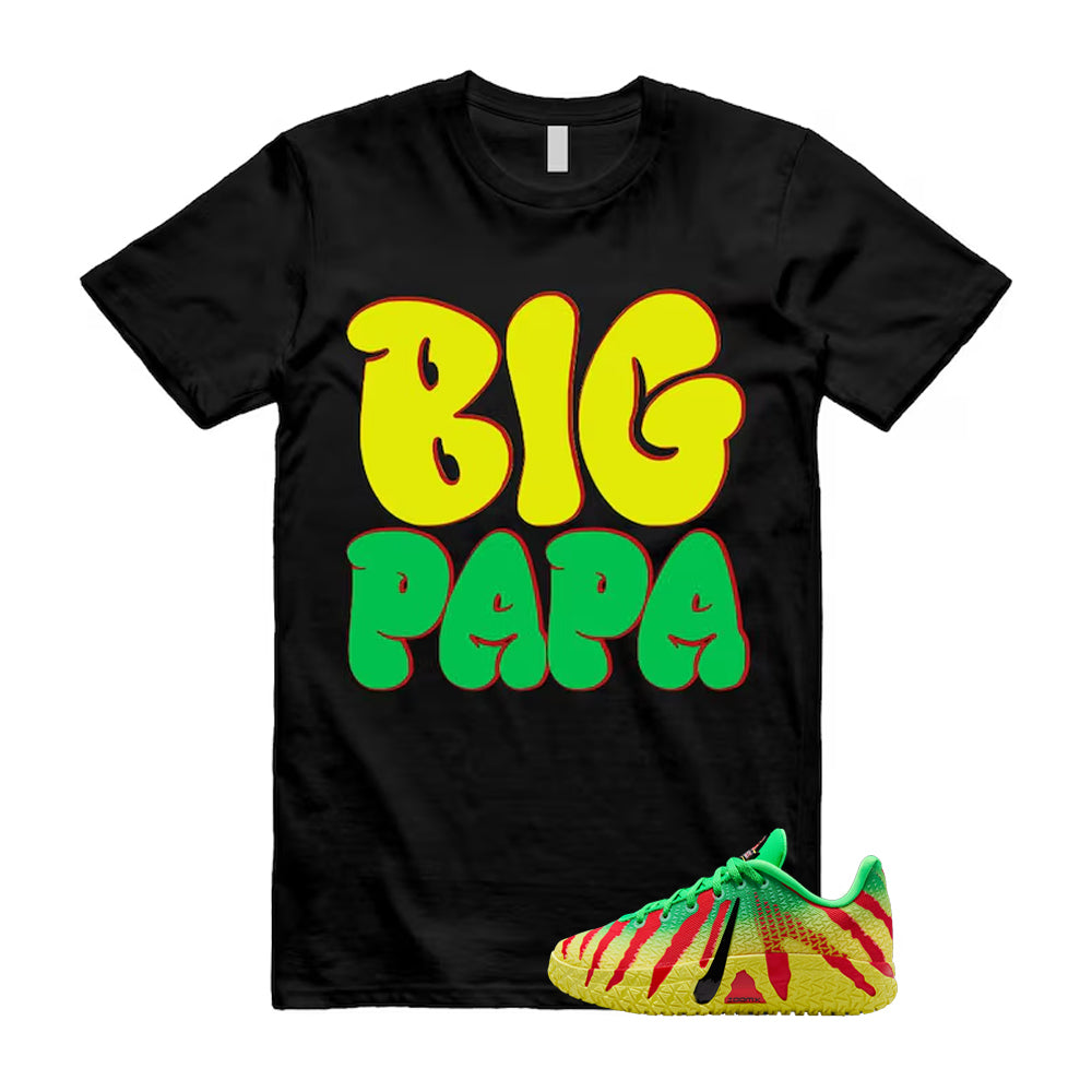 Ja 3 Explorer Green Spark Black University Red Dynamic Yellow 2026 Shirt To Match Big Papa T-Shirt, Match Sneaker Tee