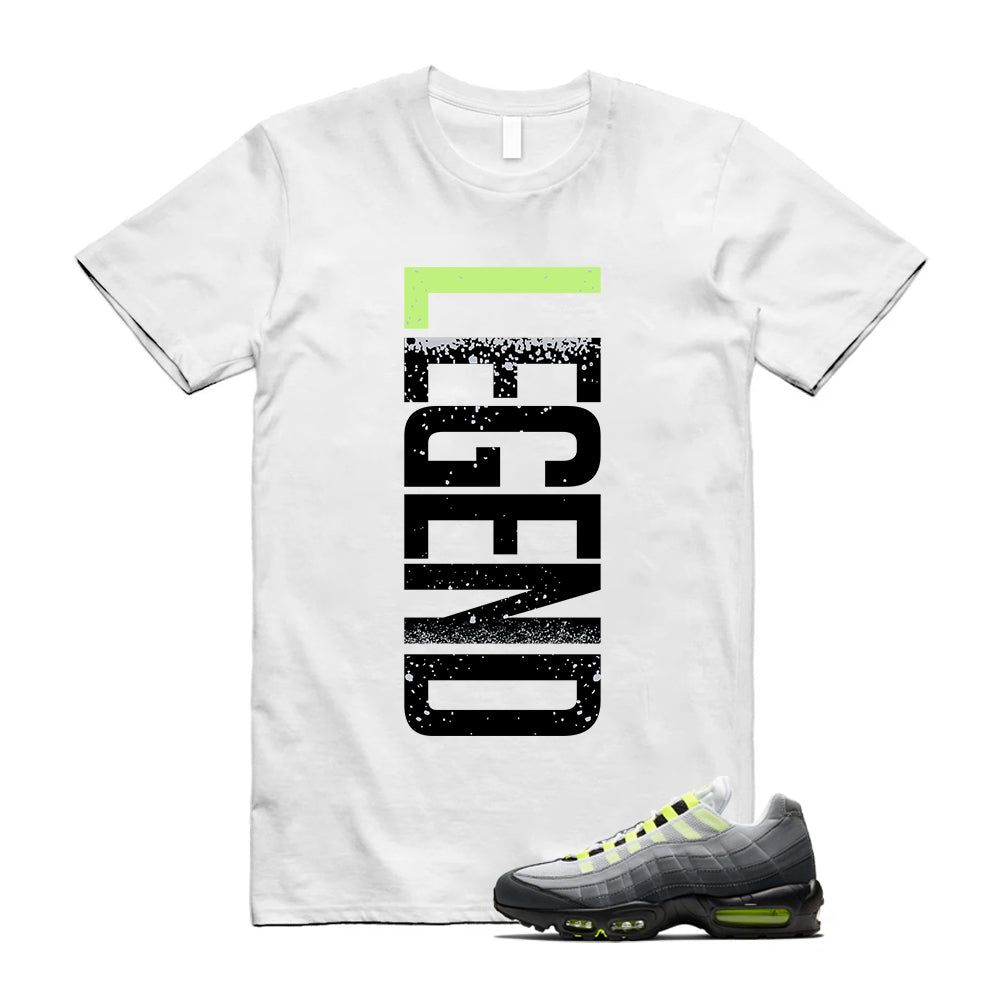 Air Max 95 OG Big Bubble Neon Shirt To Match Legend T-Shirt, Match Sneaker Tee