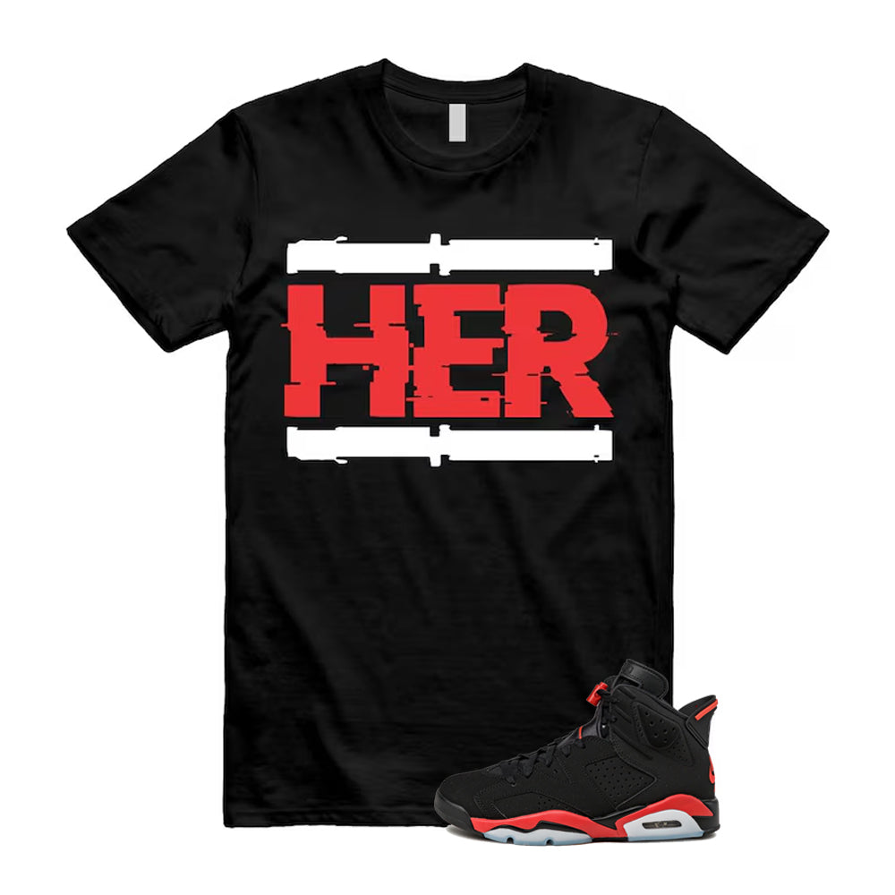 6 Infrared Salesman Black Red  Shirt To Match Her T-Shirt, Match Sneaker Tee 2026