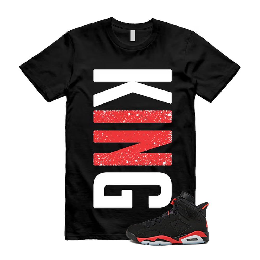 6 Infrared Salesman Black Red  Shirt To Match King T-Shirt, Match Sneaker Tee 2026