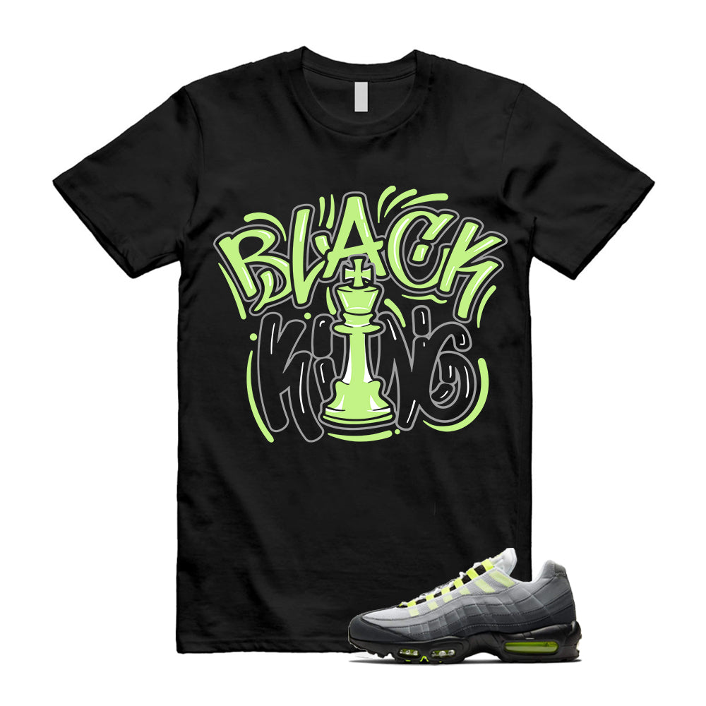Air Max 95 OG Big Bubble Neon Shirt To Match Black King T-Shirt, Match Sneaker Tee