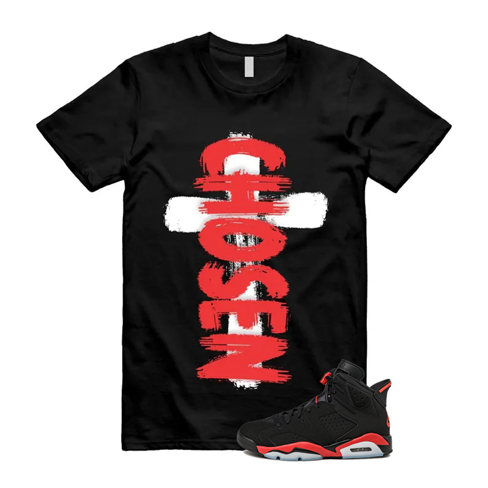 6 Infrared Salesman Black Red  Shirt To Match Chosen T-Shirt, Match Sneaker Tee 2026